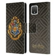 thumbnail image 1 of Head Case Designs Officially Licensed Harry Potter Prisoner Of Azkaban I Hogwarts Crest Leather Book Wallet Case Cover Compatible with Google Pixel 4, 1 of 6