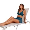 thumbnail image 5 of gakvbuo Swimsuits With Skirt Two Piece Bathing Suits Swimwear Womens Bikini Sets Solid Swimsuits Supportive Wide Strap Two Piece Bathing Suit, 5 of 7