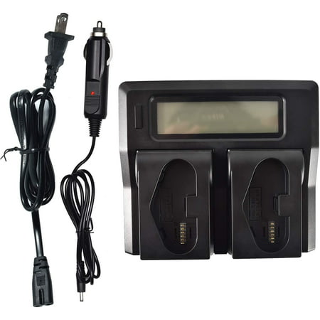 DSTE Replacement for 1.5A Dual Battery Charger Compatible Canon LP ...