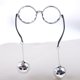thumbnail image 2 of Ounissouiy Hanging Disco Ball Glasses Eyewear New Gras Silver Mardi Year Costume Party Type3 NO3, 2 of 6
