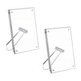 thumbnail image 1 of DOLITY 2 Pcs Cadre Photo en Acrylique Portrait Photographie Oeuvre Moderne de Table 6x8 Pouces, 1 of 7