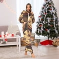 thumbnail image 5 of Delicious Cookies Adult Onesie Pajamas Slim Fit Christmas One Piece Suit Pjs for Women and Men Hooded Zipper, 5 of 7