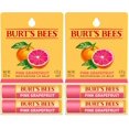 thumbnail image 1 of Bálsamo labial Burt's Bees, crema hidratante para labios con pomelo rosa, 2 unidades, 4,2 ml, 1 of 9