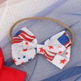 thumbnail image 6 of UngA First 4th of July Baby Girl Outfit Ruffle Romper+Bloomers Tutu Skirt+Socks+Headband 4Pcs Infant Newborn Clothes Set (Red,6-9 Months), 6 of 7