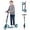 Blue, variant on Gymax Kick Scooter for Kids Teens Adults Age 8+ Foldable Scooter w/ Light-up Wheels Blue