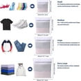 thumbnail image 2 of Bexikou 4 Pack Wash Bags,Mesh Laundry Bags with Zipper, Washing Machine Mesh Bag for T-shirt, Socks, Underwear, Bra, Baby Clothes (1 Large, 1Medium, 1 Small, 1 Mini), 2 of 7