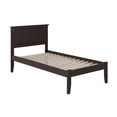 thumbnail image 4 of Madison Lit Plateforme Simple en Bois Massif, Couleur Espresso, 4 of 6