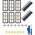 thumbnail image 1 of Kit Parts Accessories for iRobot Roomba 800 900 Series, Brushes Replacement Parts 800 Vacuum Cleaner, 2 Roller Brush Sets, 6 Filters, 7 Side Brushes, 1 of 4