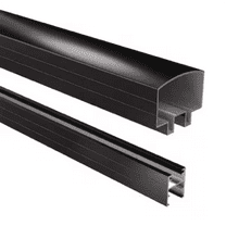 Peak Aluminum Railing 6' Rail kit for 36'' High Systems Matte Black