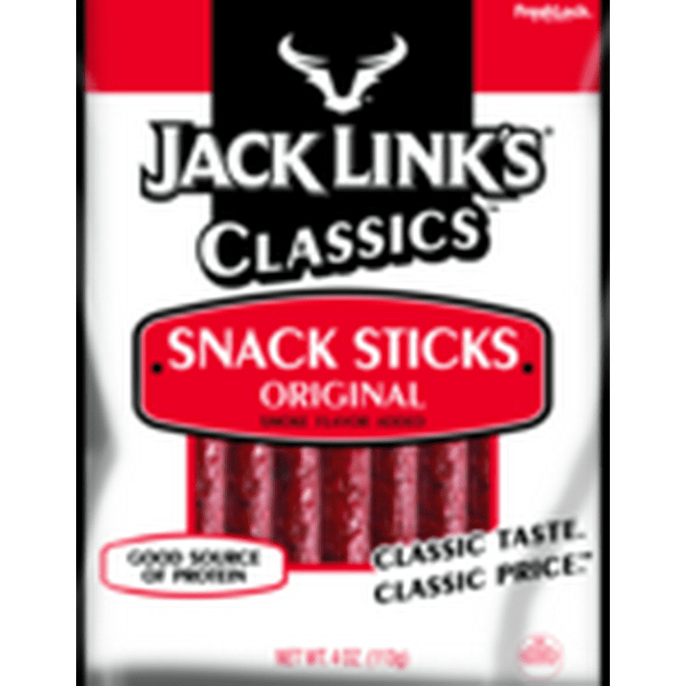 Jack Link's Snack Sticks, Protein Snack, Original, 4oz
