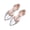 Silver, variant on Girls Dressy Heels Black Glitter Sandals Princess Gladiator Shoes with Transparent Bow Crystal Detail Heel Adjustable Strap Soft Sole Open Toe Party Footwear