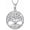 Style 7, variant on SISGEM Tree of Life Pendant Necklace for Women, 925 Sterling Silver Tree Cubic Zirconia Jewelry Necklace, Anniversary Valentine's Day Gifts for Women, with 18"+2" Chain
