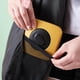 thumbnail image 2 of Bolsa de compras reutilizable, plegable y giratoria, ideal para guardar comestibles. Amarillo, 2 of 7