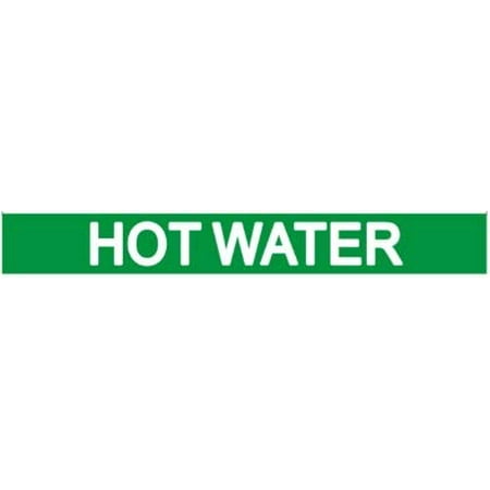 

Four (4) Set of 5 PCS - Pipe Marking- Hot Water (Sticker Green 1X8)(ref-2022-4)