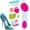 Pink, variant on Inspired! Clear Thin Gel Inserts for Heels Designed by Business Feet® Inserts for Flats Cushioning Gel Full Foot Pads with Adhesive Womens Shoes Dress Stillettos Insoles for High Heels