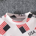 thumbnail image 5 of Ketyyh-chn99 4th of July Outfits for Baby Boys Girl USA Romper Letter Sleeveless Bodysuit Clothes Independence Day Baby Boys Girls Clothes White,6-9 Months, 5 of 5