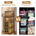 thumbnail image 6 of 16.5L Stackable Plastic Storage Bin with Lid - Closet, Kitchen, and Room Organizer, Two-Way Opening, 6 of 9