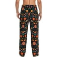 thumbnail image 6 of Cauagu Mexican Flower And Birds Mens Pajama Pants Sleep & Lounge Pants,PJ Bottoms with Pockets-X-Large, 6 of 7