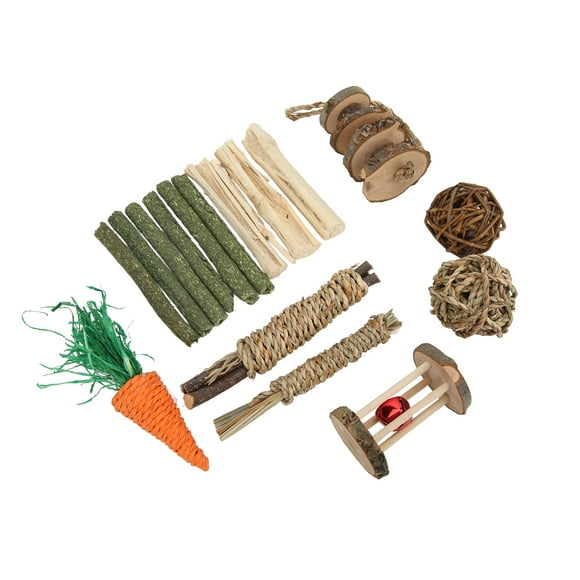 Small Pets Molar Toys, Exquisite Safe Hamster Chew Toys Natural Wood For Rabbits For Chinchillas For Hamsters