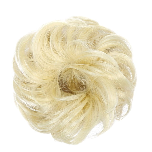Perruque Extension Chignon Bouclé Chignon Désordonné Pièce de Cheveux Chouchou Enveloppe Extensions de Cheveux, Perruque pour Femmes