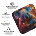 thumbnail image 2 of Disketp Forest Koala Funny Coasters,6 Pcs Leather Coasters with Holder, Perfect Housewarming Hostess Gifts,Protect Furniture from Water Marks Scratch and Damage, 2 of 5