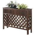 thumbnail image 2 of Pemberley Row Chinese Fir Wood Cinnamon Planter Rectangular Weatherproof 48" Unassembled, 2 of 4