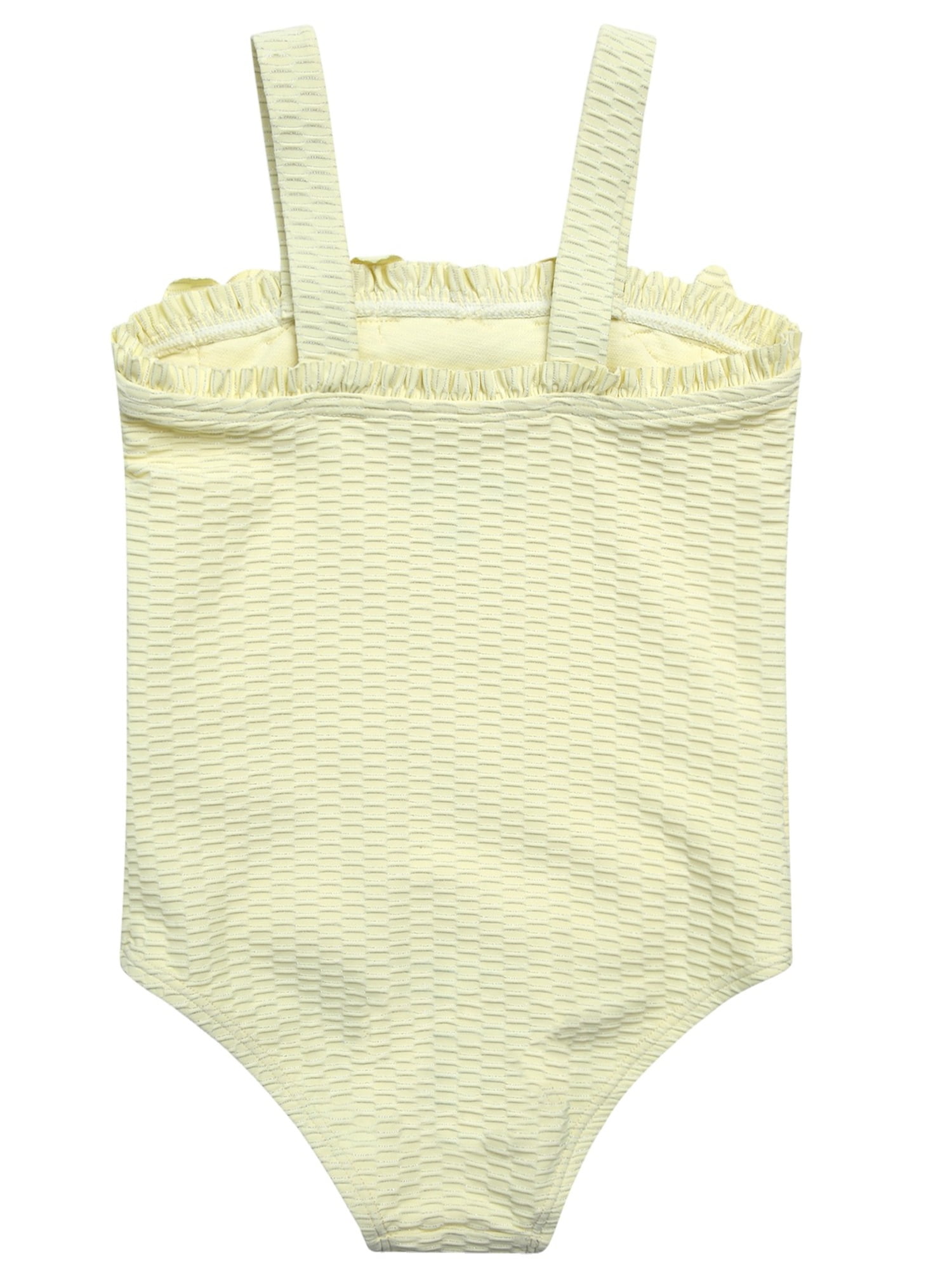 Jessica Simpson Baby and Toddler Girls' One-piece Swimsuit with Floral applique, Sizes 12M-5T