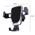 thumbnail image 3 of Lksixu Aviation Alloy Mirror Automobile Mobile Phone Bracket Vehicle-mounted Navigation Vehicle-mounted Mobile Phone Bracket Mobile Phone Rack Electronics for Home Office School, 3 of 7