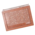 thumbnail image 1 of Alcancía de madera con objetivo de conteo y contador de ahorros Estuche para alcancía 2000 libras, 1 of 9