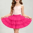 thumbnail image 6 of CHEEREAM Kids Short Skirts Y2k Puff Cute Multi Layered Ruffle Mini Skirt Girls Comfy Casual Leisure Outfit, 6 of 9