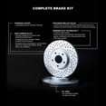 thumbnail image 3 of R1 Concepts Drilled and Slotted Carbon Coated Disc Brake Rotor Set WBPN1-80018, 3 of 5