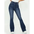 thumbnail image 5 of Jeans For Women Vintage Washed Jeans Long Denim Pants High Butt Lifting Waisted Jeans Street Trend Flare Jeans Slim Fit Sexy Flared Jeans, 5 of 6