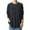 Black, variant on VJATTWR Long Sleeve T-Shirt of Heavy Assorted Color Crewneck Tee Casual Full Sleeve Shirt for Men Xxl