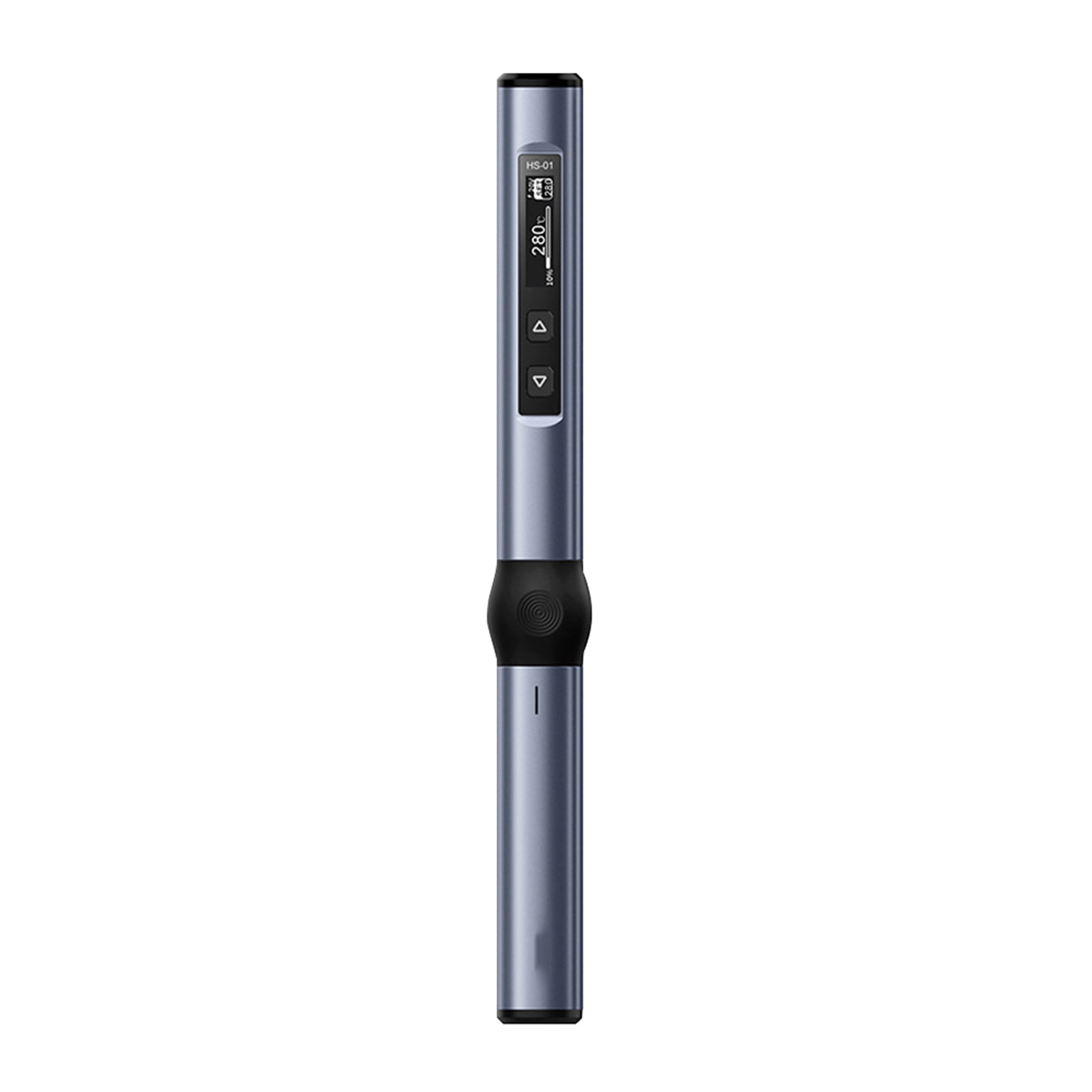 Soldering Iron Station Intelligent Electric Soldering Iron Portable Soldering Station 0.87inch OLED Display Aluminum Alloy Housing with Temperature Adjustment Input Voltage Adjustable Function