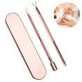 thumbnail image 2 of 2 PCS Premium Cuticle Pusher and Cutter, Manicure Tools Set for Fingernail，Armor Removal Set Stainless Steel Armor Removal Planer Armor Removal Push, 2 of 9