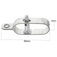 thumbnail image 1 of Pompotops Wire Tensioner Tool,Iron Wire Tensioner Steel Tensioners Wire Rope Tensioner Steel Cable Tensioning Tool For Tensioning High Strength Tensioning Cable Clearance, 1 of 4