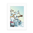 thumbnail image 1 of mas Snowman Painting Festival Desktop Photo Frame Picture Display Decoration Art Painting, 1 of 3