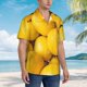 thumbnail image 3 of Fotbe Ripe Yellow Lemon Camisa Hawaiana para Hombre Unisex – Camisa Casual de Verano con Botones de Manga Corta de Algodón y Lino,X-Large, 3 of 7