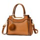 thumbnail image 1 of Adecuado para trabajo y viajes. Bolso de hombro de PU portátil de moda, bolso de mensajero, bolso suave simple, 1 of 5