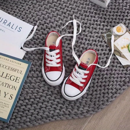 

Boys Girls Canvas Shoes Lightweight Comfy Walking Shoes For Toddler Children Kids Sneakers Spring And Summer