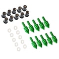 thumbnail image 1 of koolsoo 10 x Universal Windscreen Windshield Bolts M5 Screw Well Nuts Green, 1 of 8