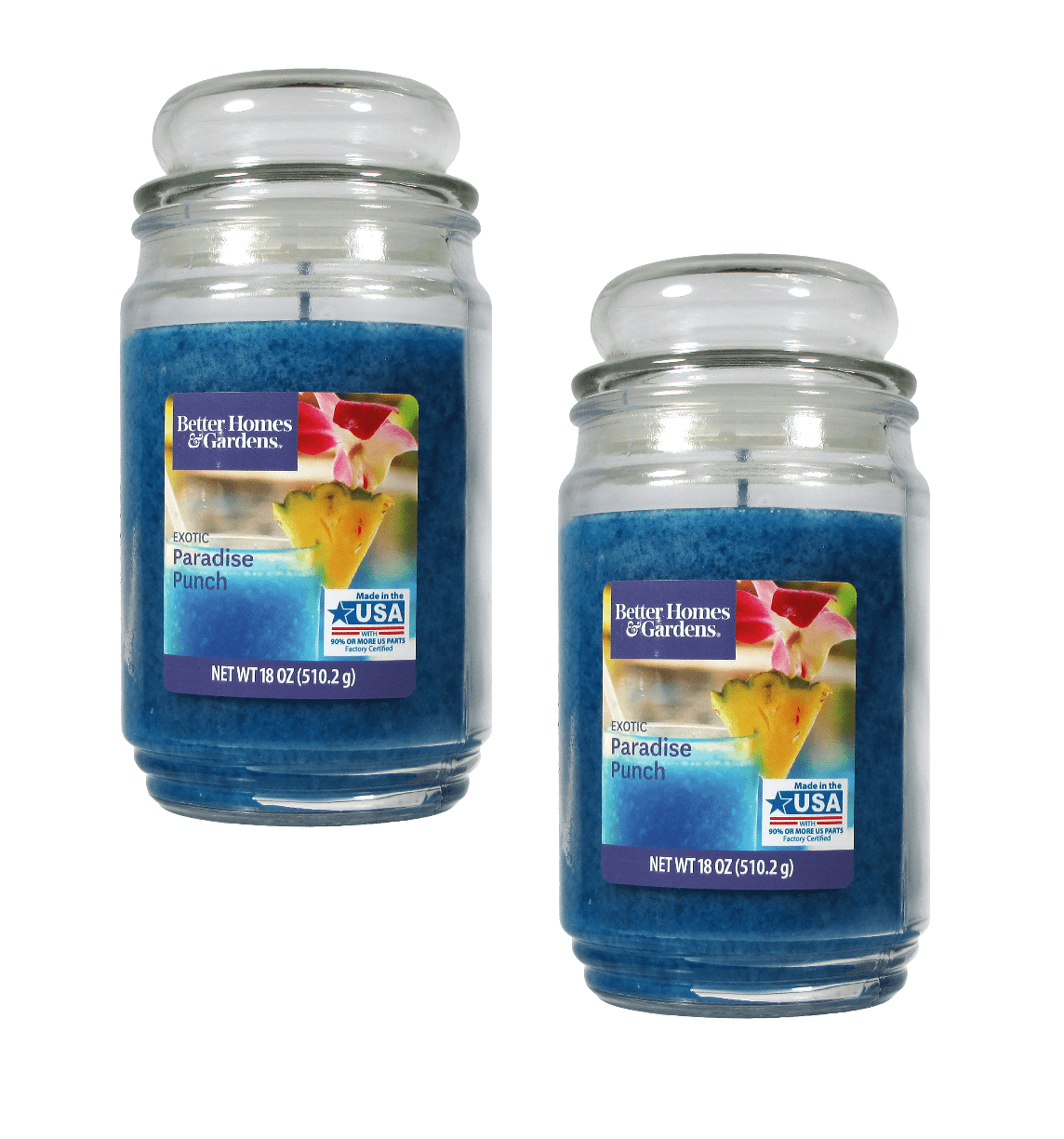 (2 pack) Better Homes & Gardens Exotic Paradise Punch SingleWick 18 oz