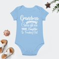 thumbnail image 4 of Grandma You Gotta Come Get Your Daughter - Baby Clothes - Funny Newborn Bodysuit Outfits for Boys And Girls Sky Blue-style 12months, 4 of 7