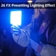 thumbnail image 5 of Panel de luz LED RGB VILTROX Sprite 15C 2600K-6800K con batería, 5 of 9