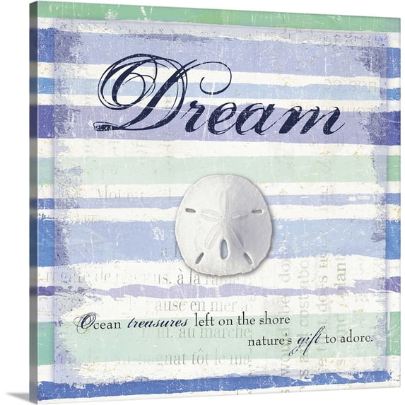 Great BIG Canvas | Premium Thick-Wrap Canvas entitled Coastal Treasure I