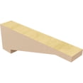 thumbnail image 5 of 2"W x 12"D x 4"H Thin Burlington Rough Cedar Woodgrain TimberThane Corbel, Primed Tan, 5 of 6