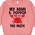 thumbnail image 3 of Inktastic Mimi and Poppop Love Me Toddler Sweatshirt, 3 of 4