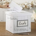 thumbnail image 2 of Kate Aspen Rustic Wood Gift Card Box, One Size, 2 of 9
