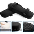 thumbnail image 4 of Ergonomic Memory Foam Office Chair Armrest Pads, Comfy Gaming Chair Arm Rest Covers for Elbows and Forearms Pressure Relief(Set of 2), Stretch Fit, 4 of 8