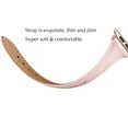 thumbnail image 2 of WFEAGL Apple Watch Leather Band Replacement Wristband 42mm 44mm 45mm Pink Sand/Gold, 2 of 6